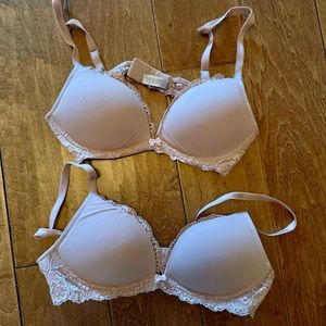 Victoria’s Secret wireless bras 2 size 34 A